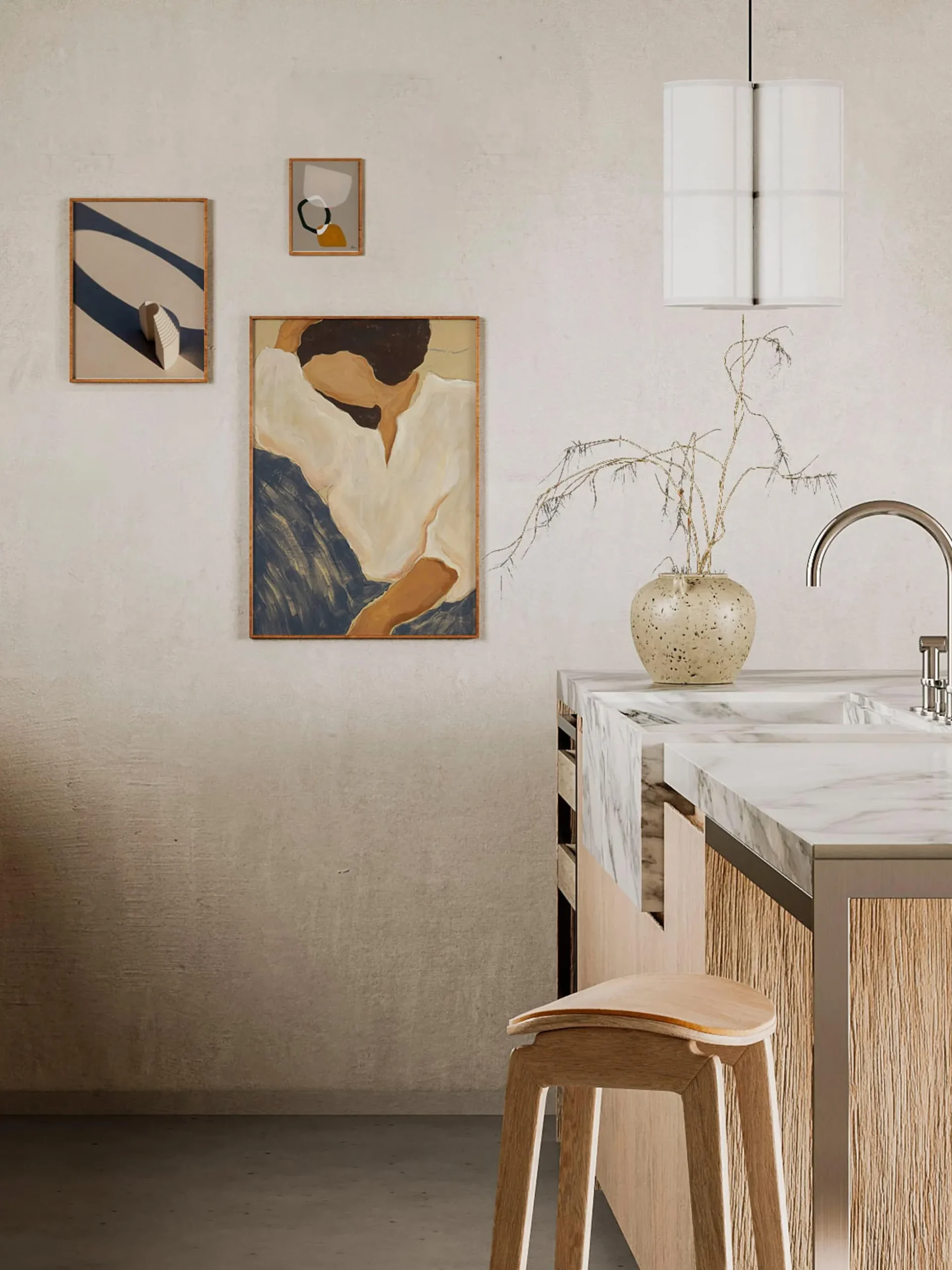 Set 3 poster con cornice Artwall no. 01