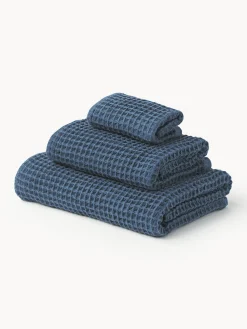 Set asciugamani con struttura waffle Ines, varie misure
