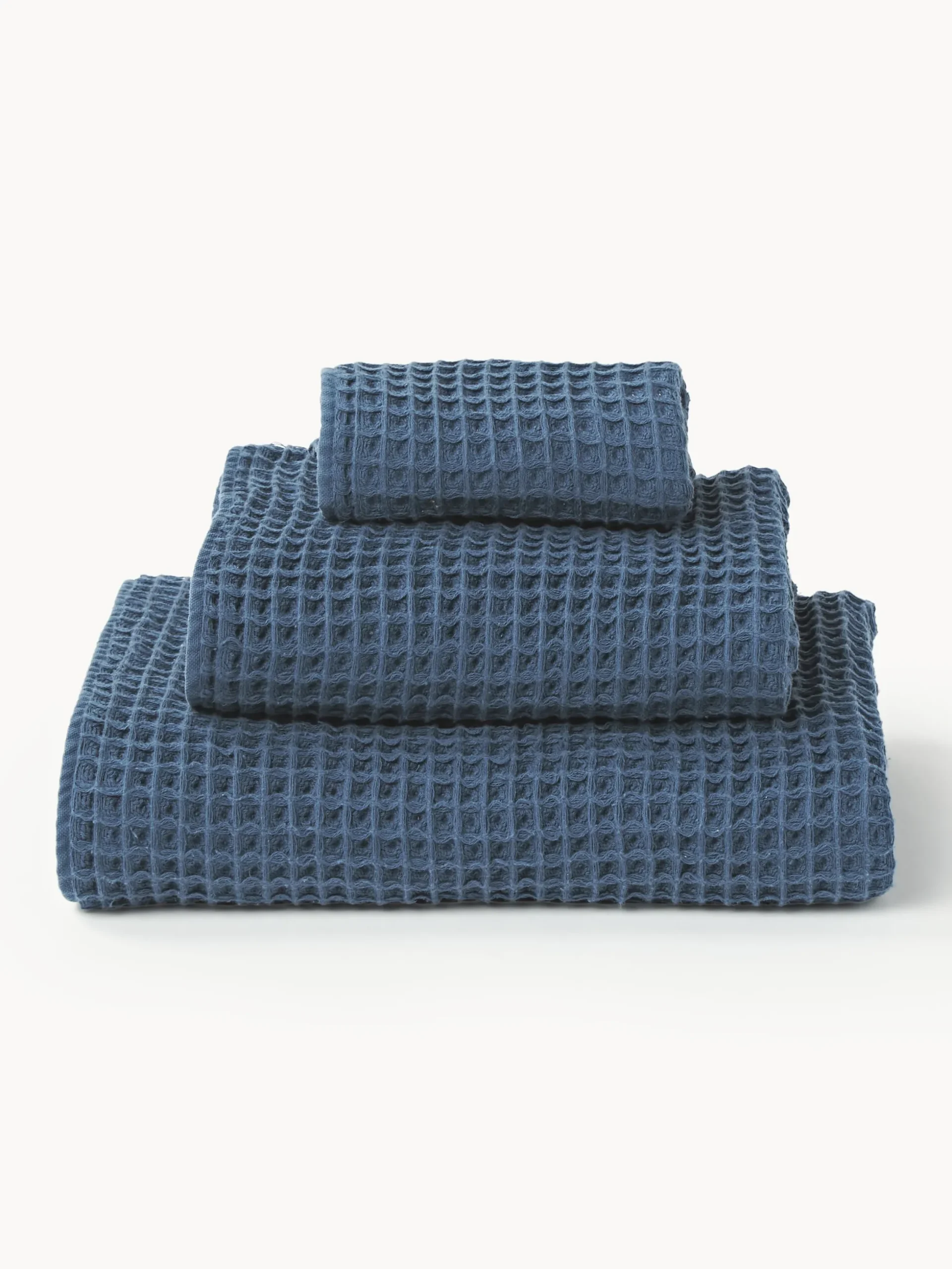 Set asciugamani con struttura waffle Ines, varie misure