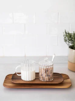 Set brocca latte e zuccheriera in vetro Brilia 3 pz