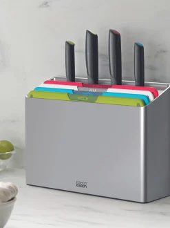 Set coltelli e tagliere da cucina con supporto Folio Icon Plus 9 pz