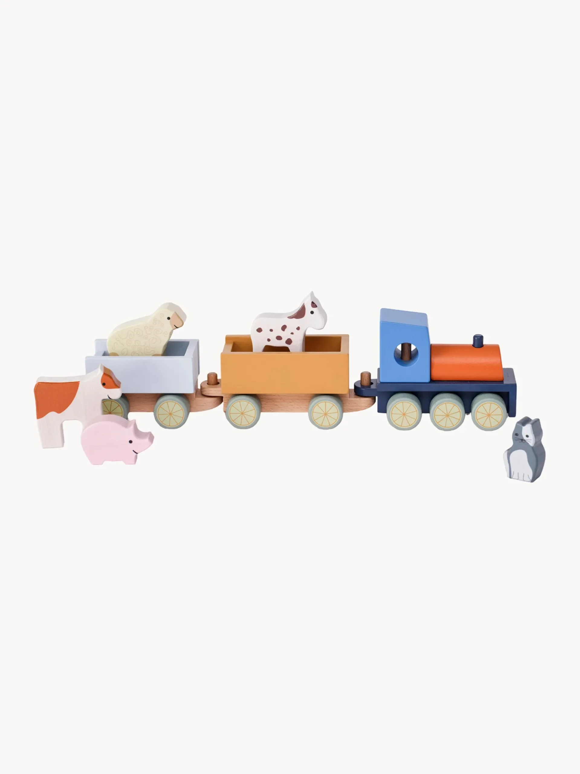 Set da gioco con trenino e animali da fattoria Aiden