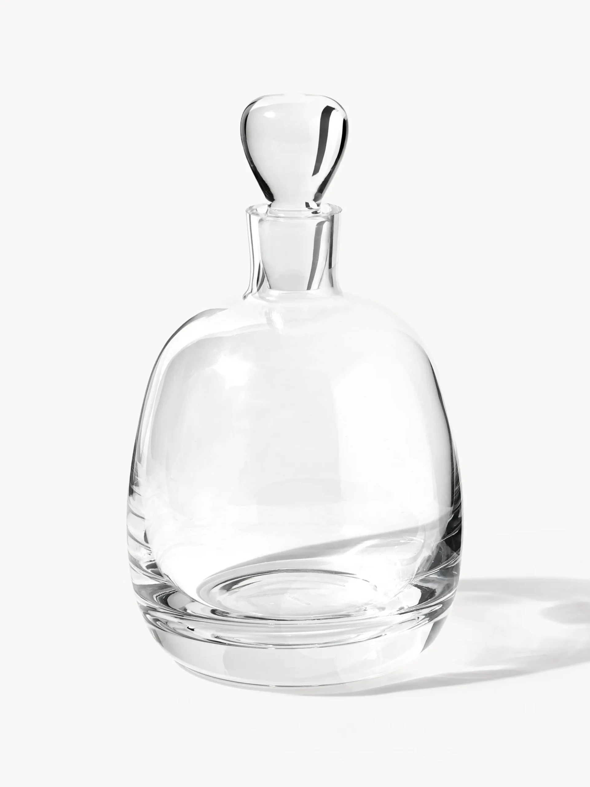 Set decanter e bicchieri in vetro soffiato Pedro 3 pz