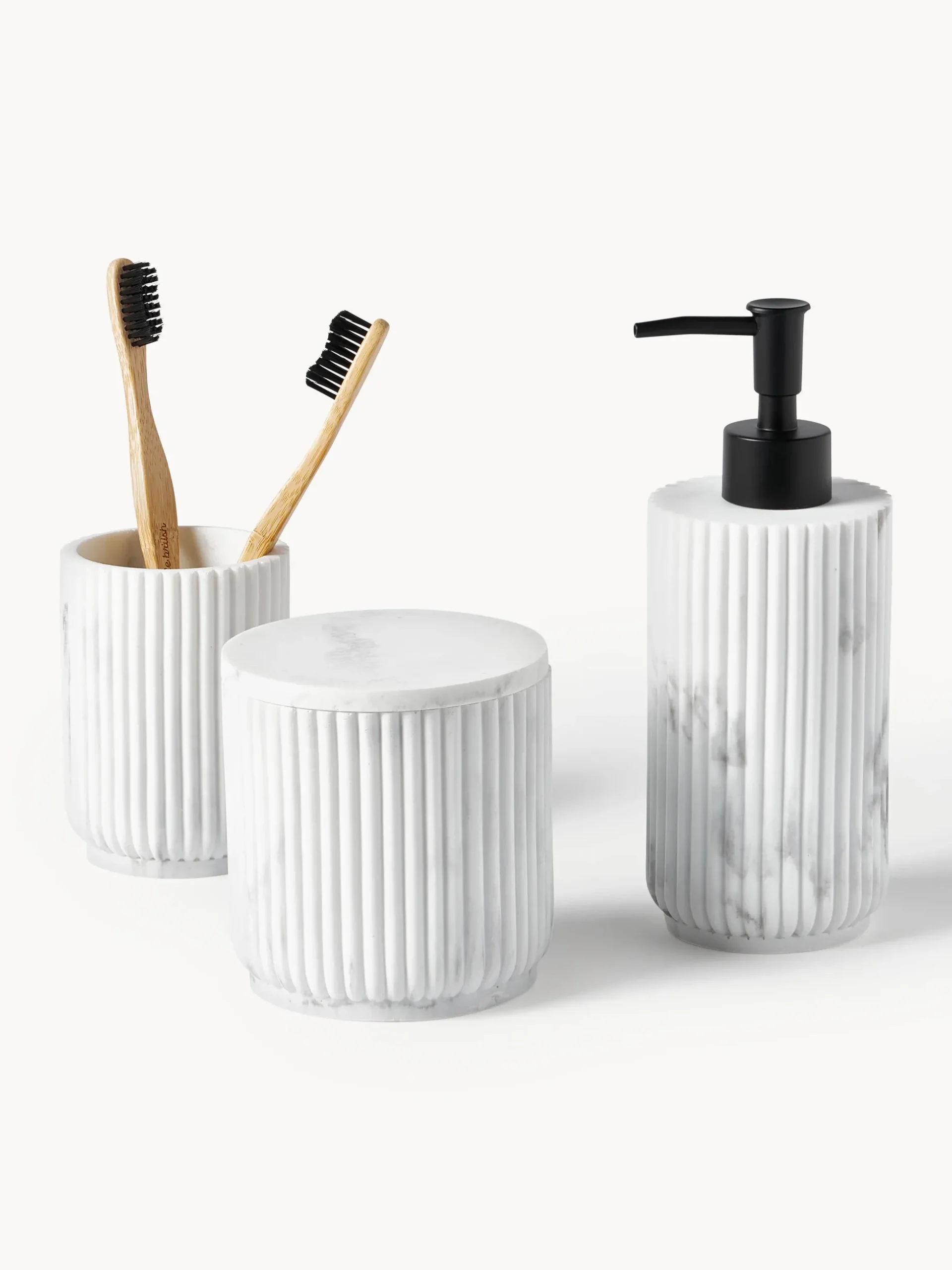 Set di 3 accessori da bagno Kacie