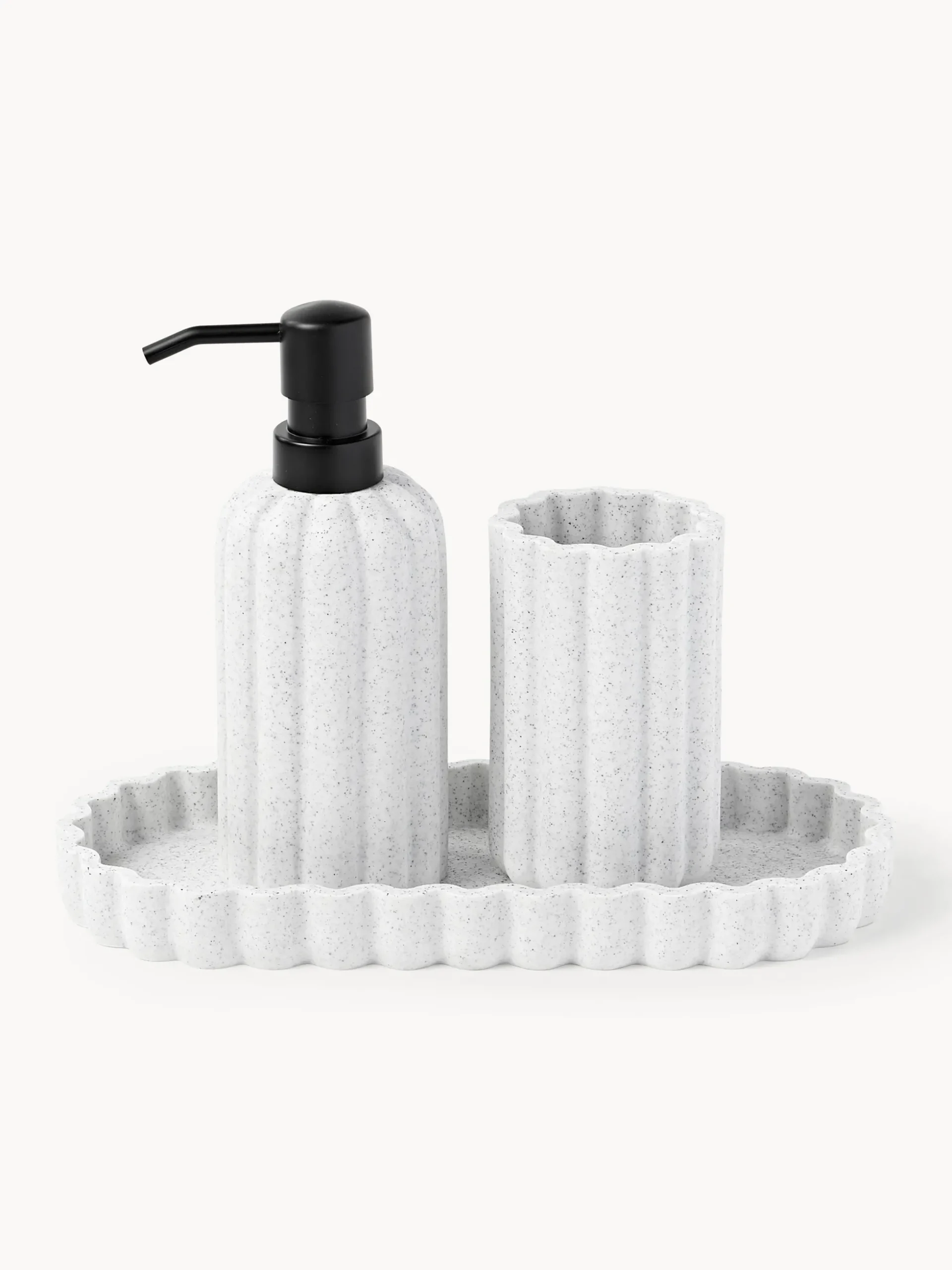 Set di 3 accessori da bagno Giselle