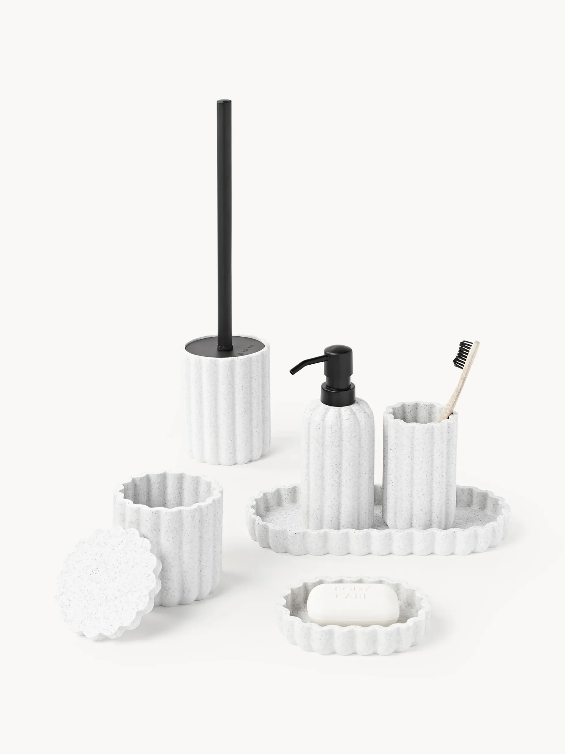 Set di 3 accessori da bagno Giselle