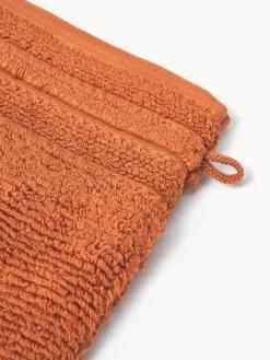 Set di 2 asciugamani piccoli da bagno con bordo rigato Luxe