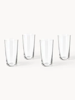 Set di 4 bicchieri alti in cristallo Xavia