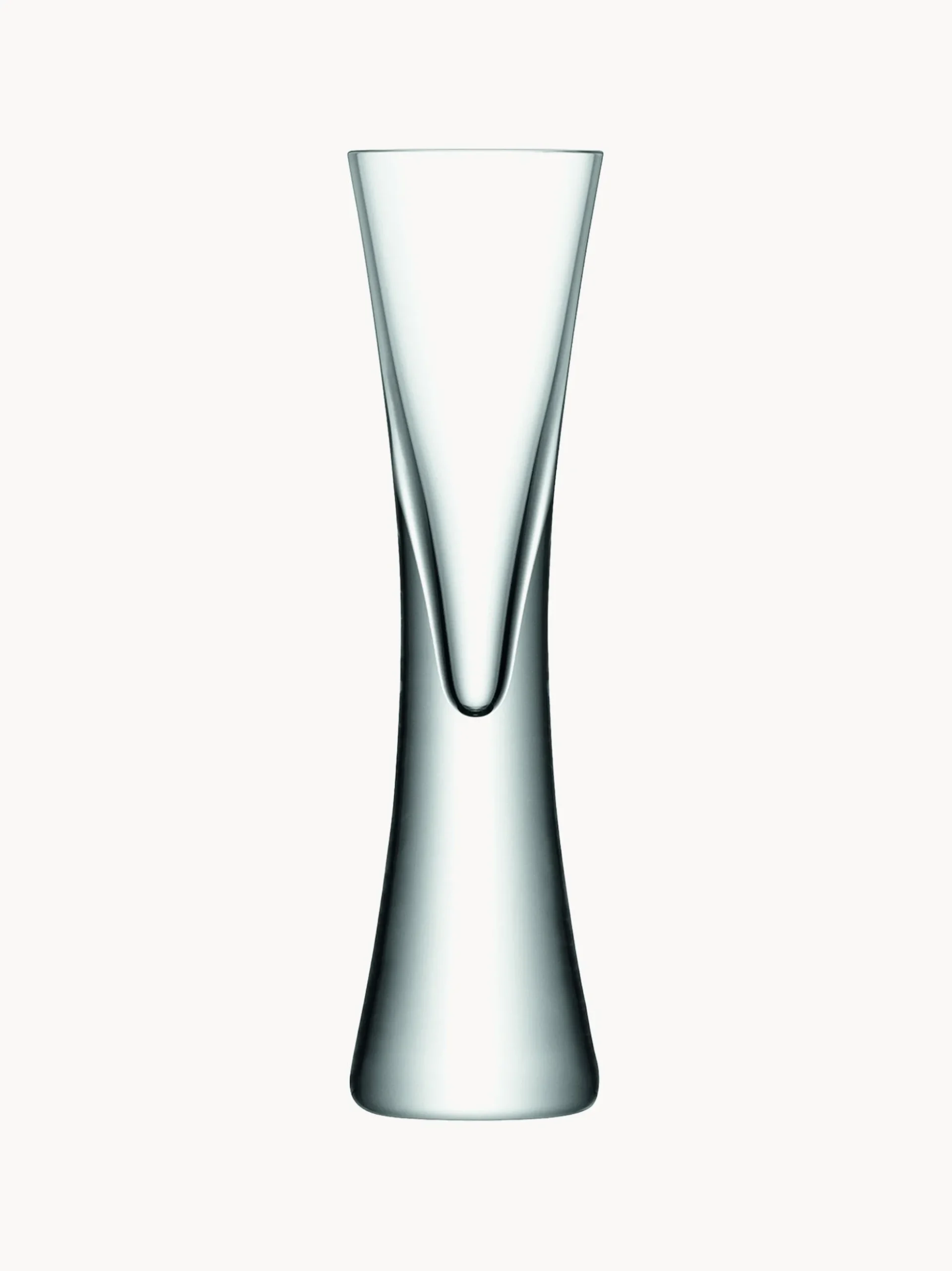 Set di 2 bicchieri da liquore in vetro soffiato Moya