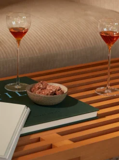 Set di 2 bicchieri da liquore in vetro soffiato Savoy