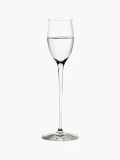 Set di 6 bicchieri da liquore in cristallo Quatrophil