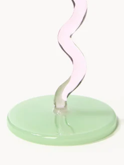 Set di 2 bicchieri da Martini in vetro borosilicato Curve