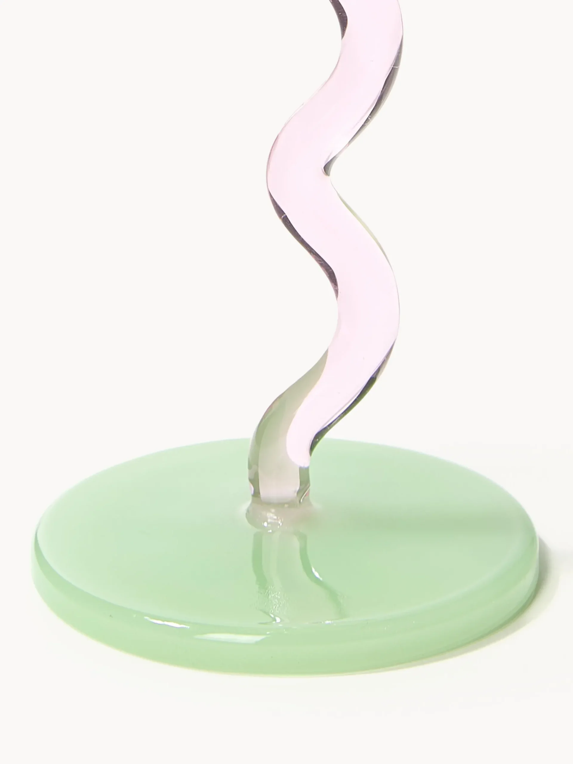 Set di 2 bicchieri da Martini in vetro borosilicato Curve