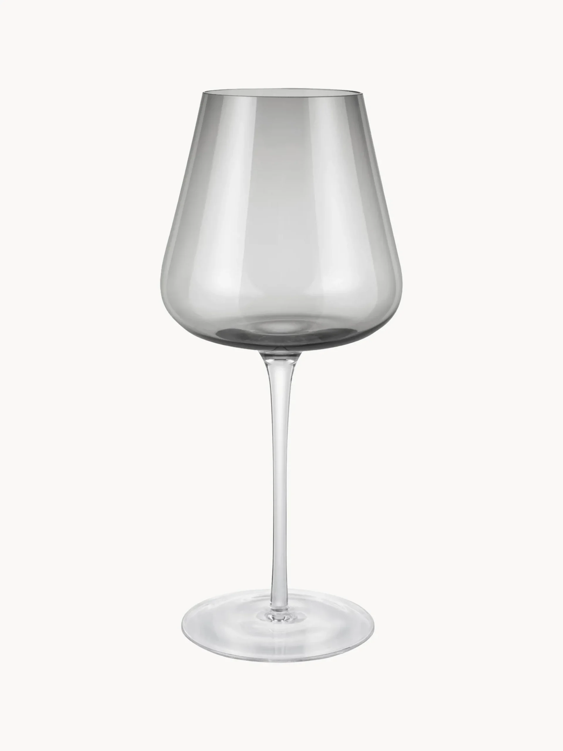 Set di 2 bicchieri da vino rosso in vetro soffiato Belo