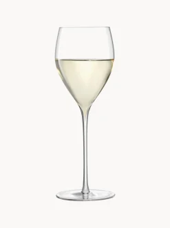 Set di 2 bicchieri da vino bianco in vetro soffiato Savoy