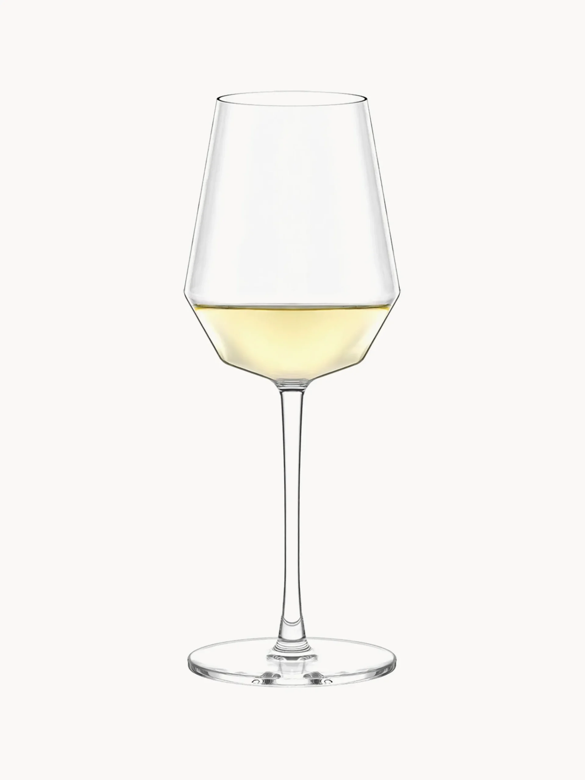 Set di 6 bicchieri da vino bianco in cristallo Celestia