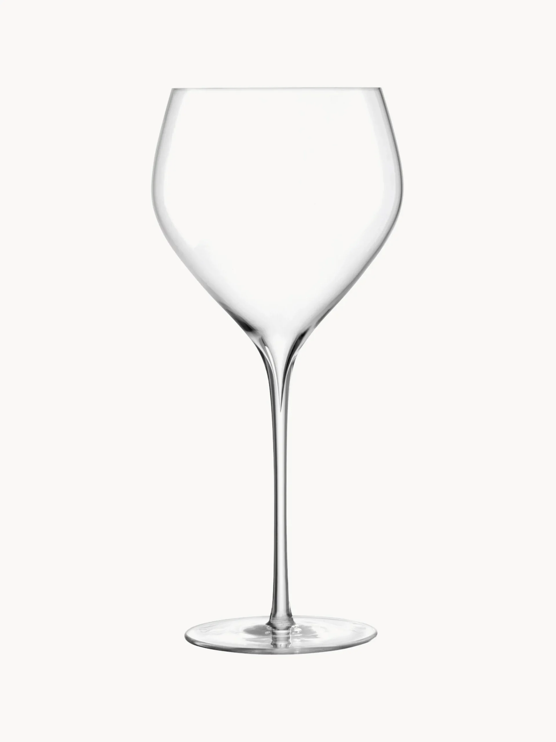 Set di 2 bicchieri da vino rosso in vetro soffiato Savoy