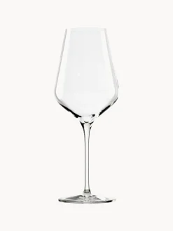 Set di 6 bicchieri da vino rosso in cristallo Quadrophil