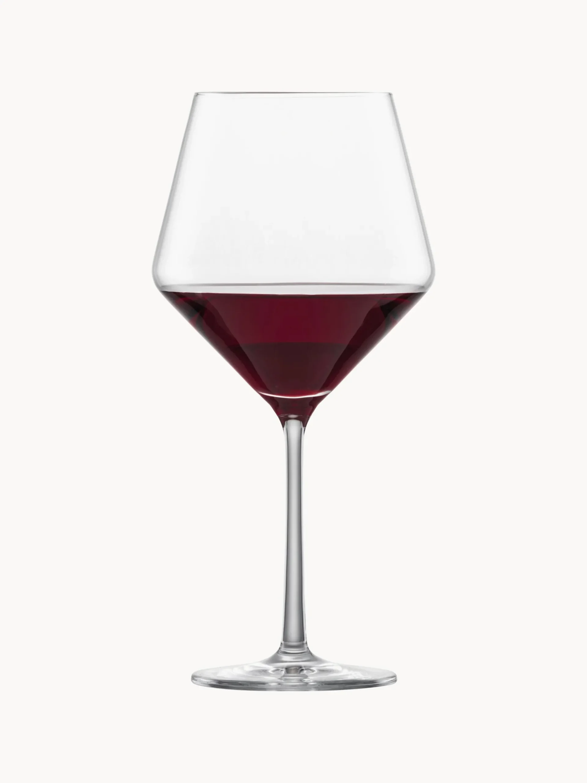 Set di 2 bicchieri da vino rosso in cristallo Pure
