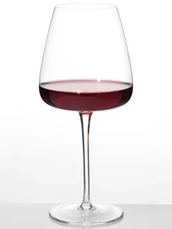 Set di 4 bicchieri da vino rosso in vetro soffiato Ellery