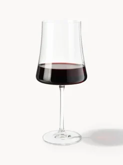 Set di 6 bicchieri da vino rosso in cristallo Gwenda