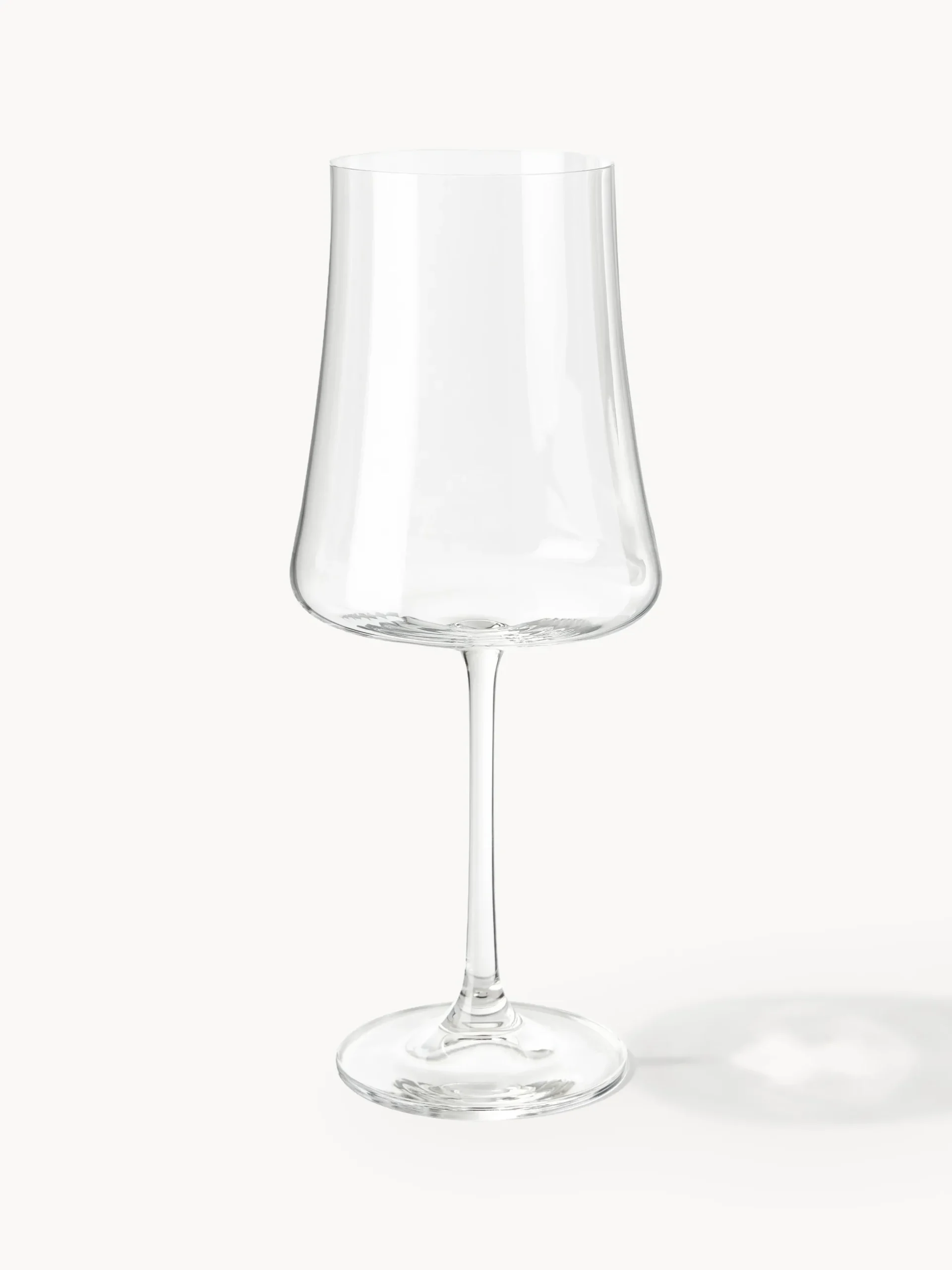 Set di 6 bicchieri da vino rosso in cristallo Gwenda