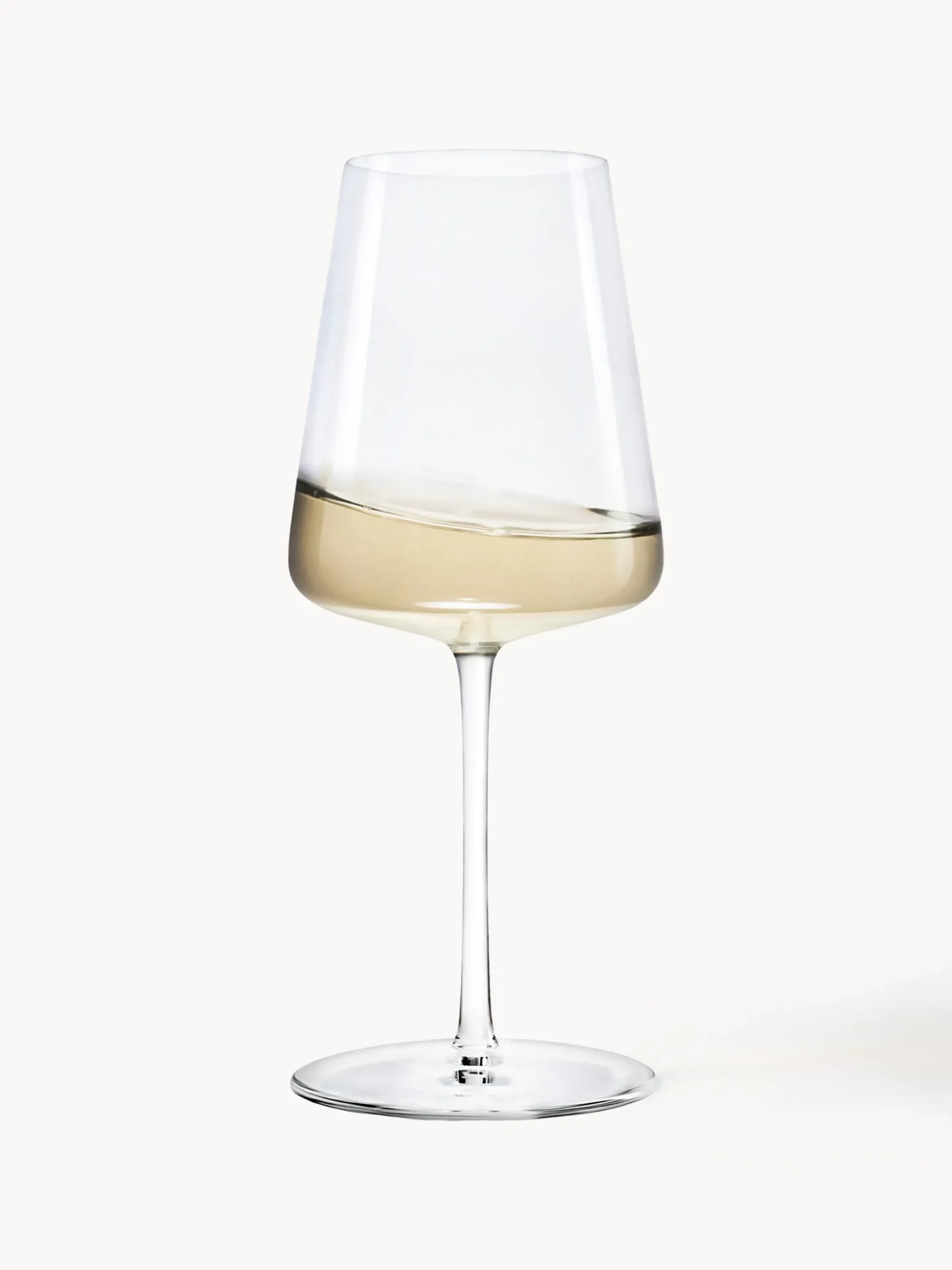 Set di 6 bicchieri da vino bianco in cristallo Power
