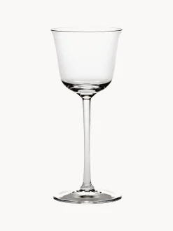 Set di 4 bicchieri da vino bianco in cristallo soffiato Grace