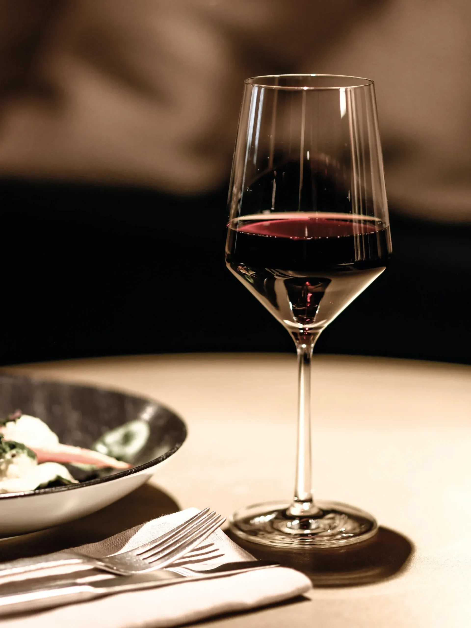 Set di 2 bicchieri da vino rosso in cristallo Pure