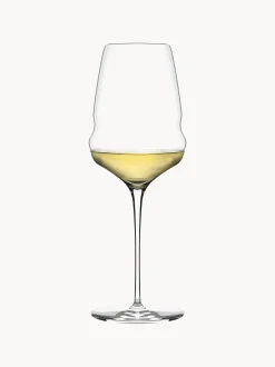 Set di 6 bicchieri da vino bianco in cristallo Cocoon