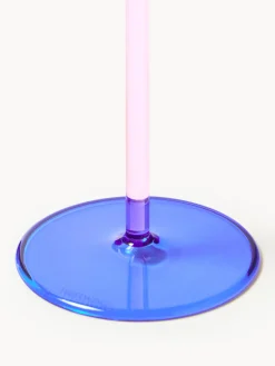 Set di 4 bicchieri da vino rosso in vetro soffiato Karisa