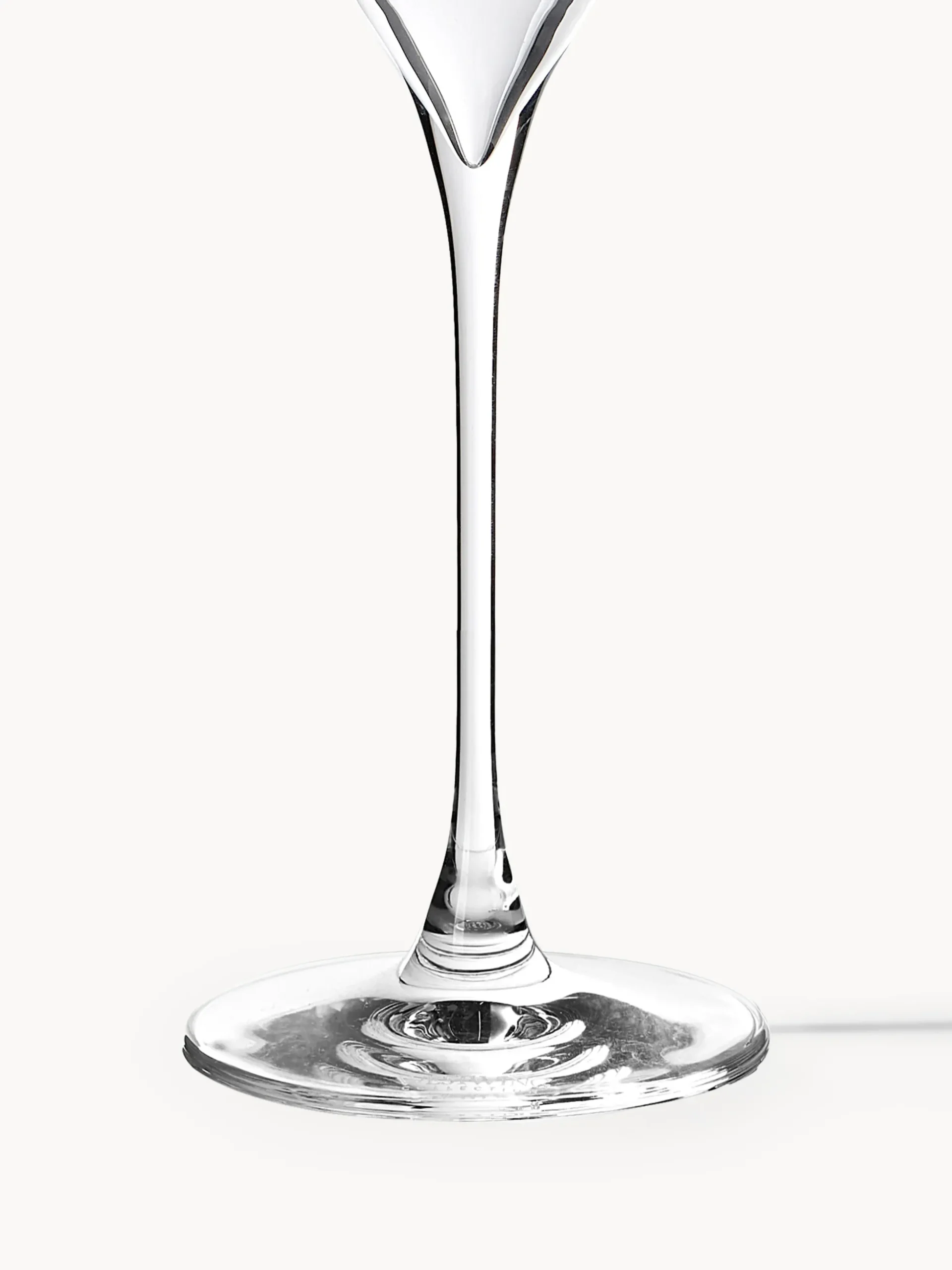Set di 4 bicchieri da vino rosso in cristallo Silvio