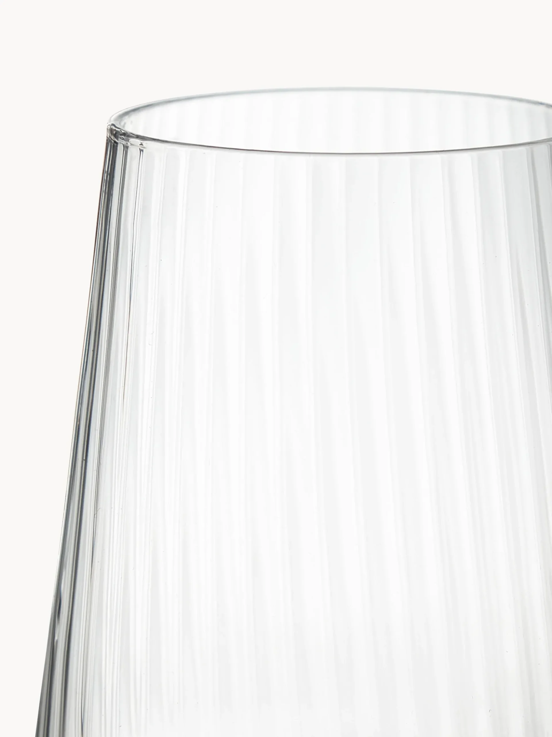 Set di 4 bicchieri fatti a mano con struttura millerighe Cami