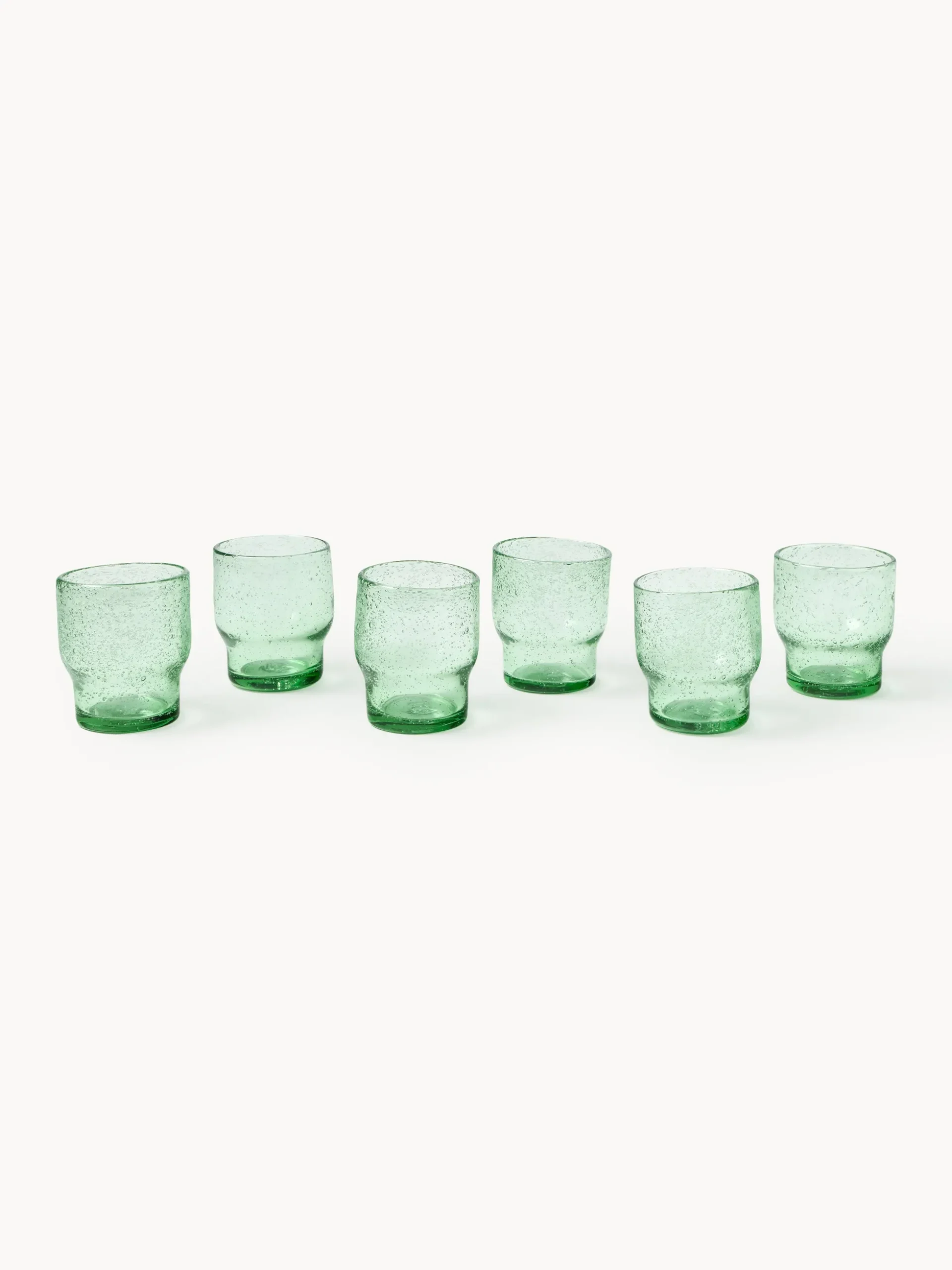 Set di 6 bicchieri fatti a mano Unico