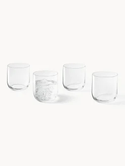 Set di 4 bicchieri in cristallo Eleia