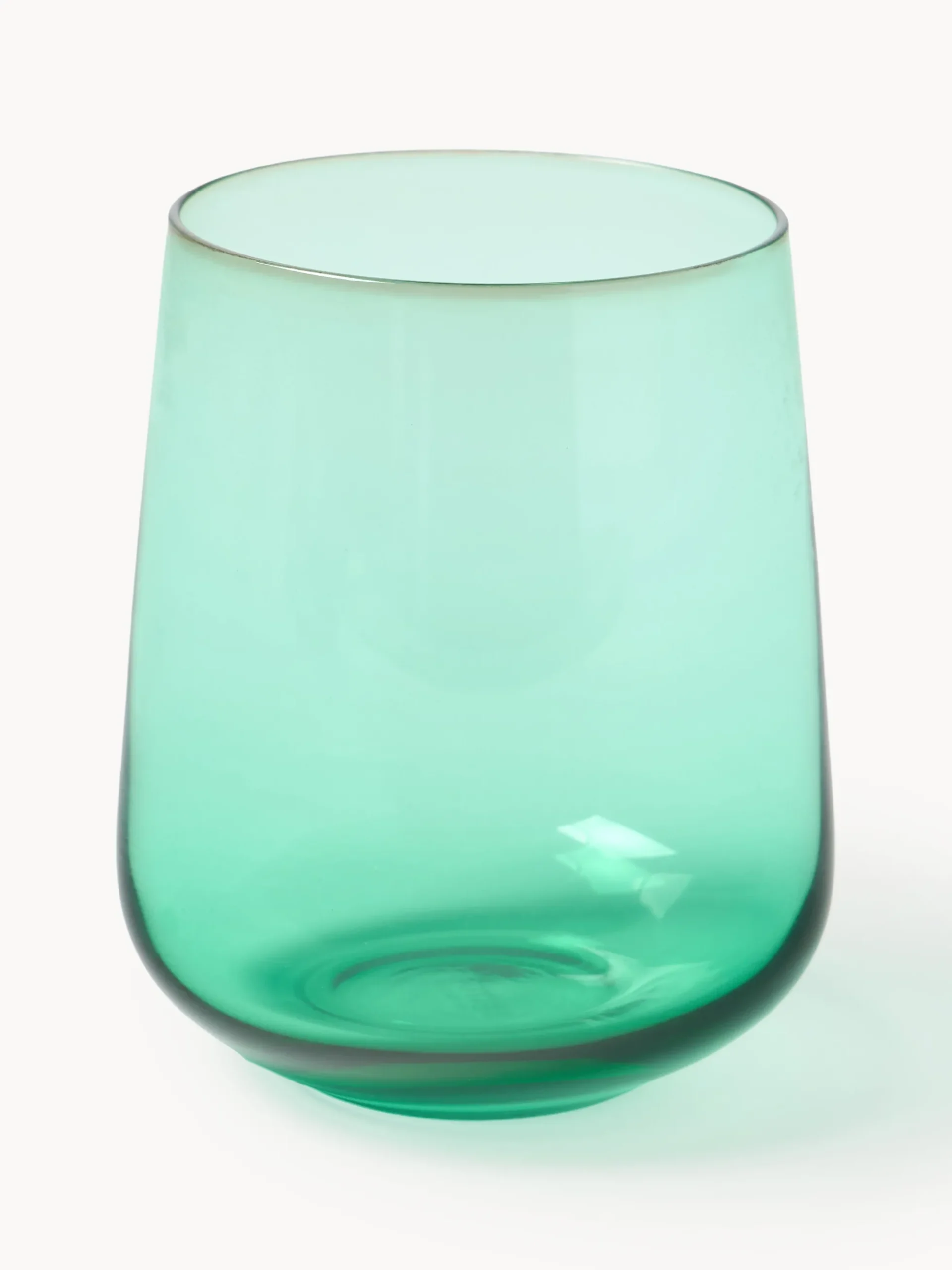 Set di 6 bicchieri in vetro soffiato Goblet