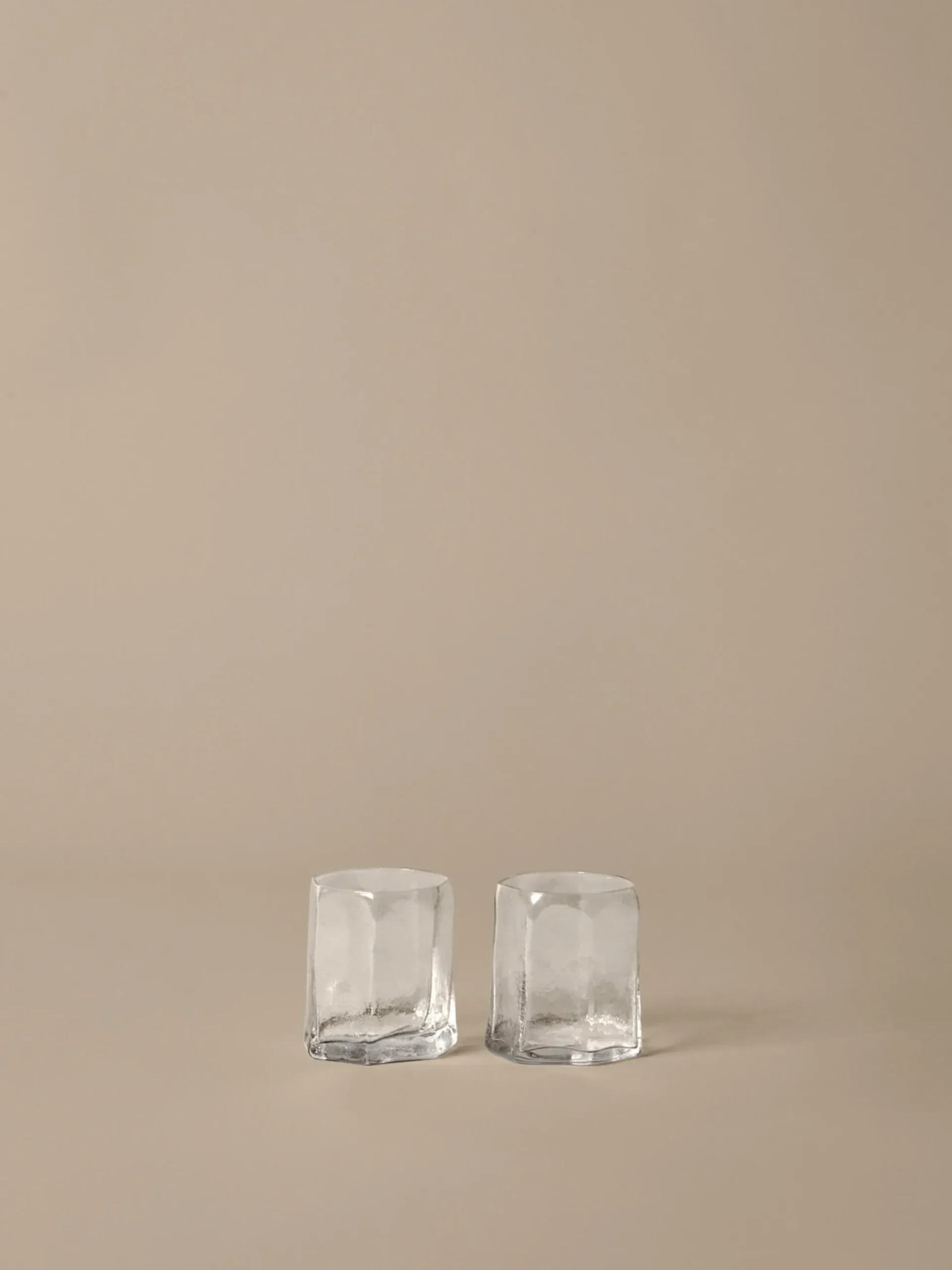 Set di 2 bicchieri in vetro soffiato Kiru
