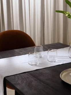 Set di 4 bicchieri in vetro soffiato Ellery
