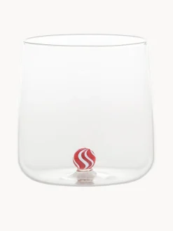 Set di 4 bicchieri in vetro soffiato Bilia Candy