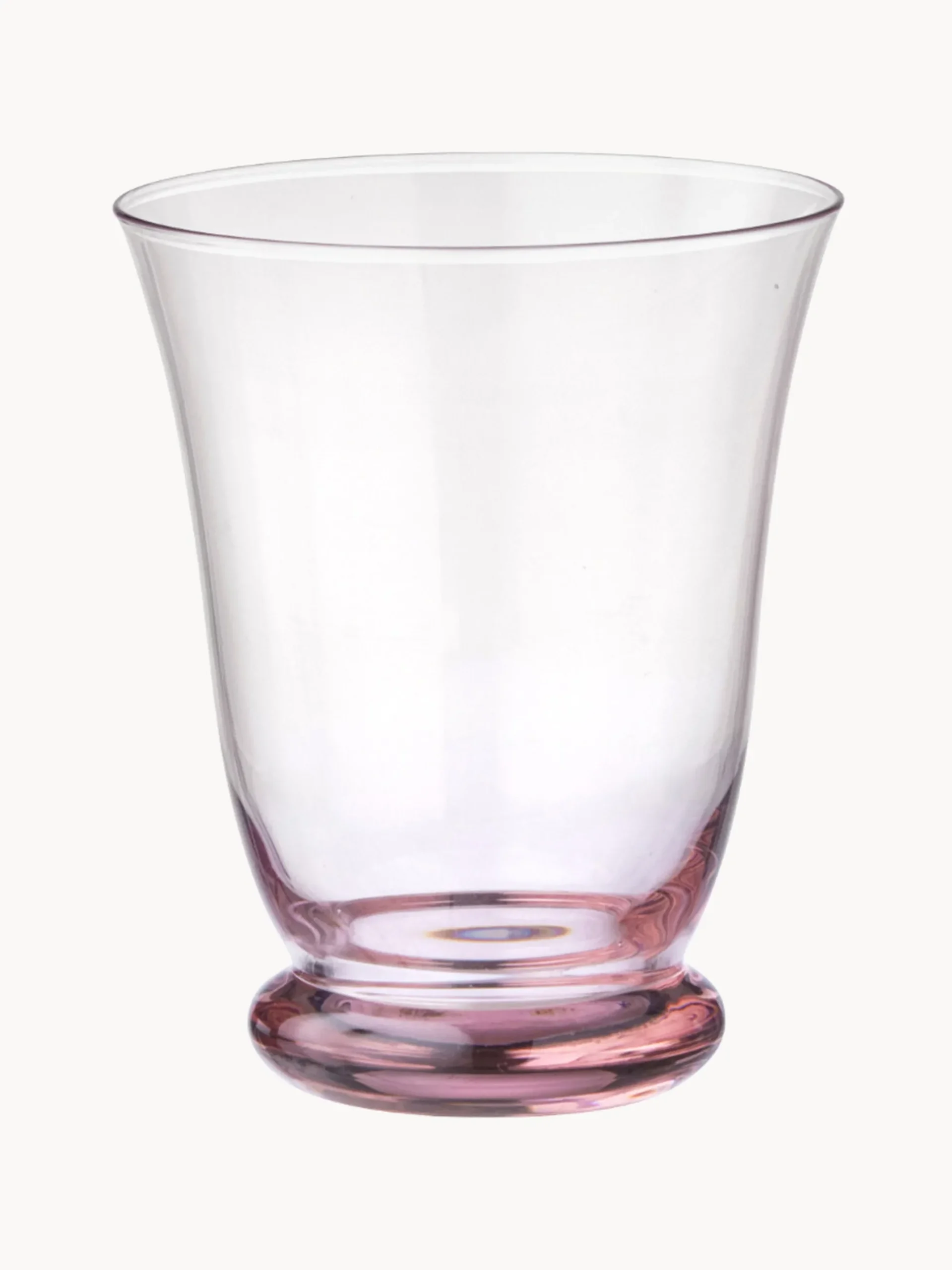 Set di 2 bicchieri in vetro soffiato Leopold