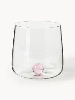 Set di 6 bicchieri in vetro soffiato borosilicato Bilia