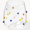 Set di 4 bicchieri in vetro soffiato Perli
