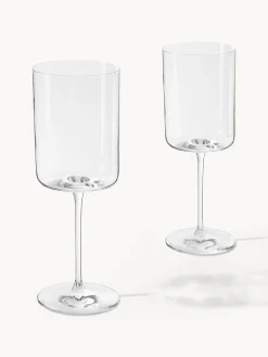 Set di 4 calici da vino rosso in cristallo Xavia