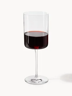 Set di 4 calici da vino rosso in cristallo Xavia