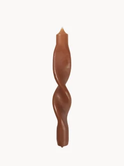 Set di 2 candele a bastoncino fatte a mano Twist