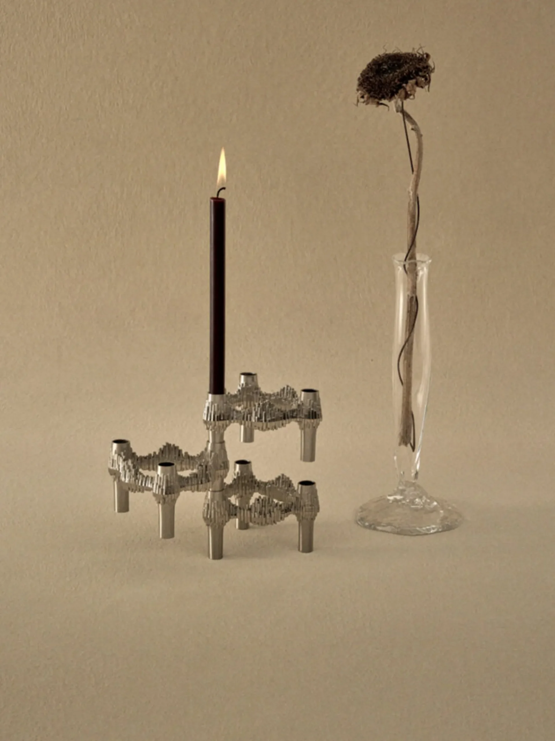 Set di 12 candele da tavolo Stoff Nagel