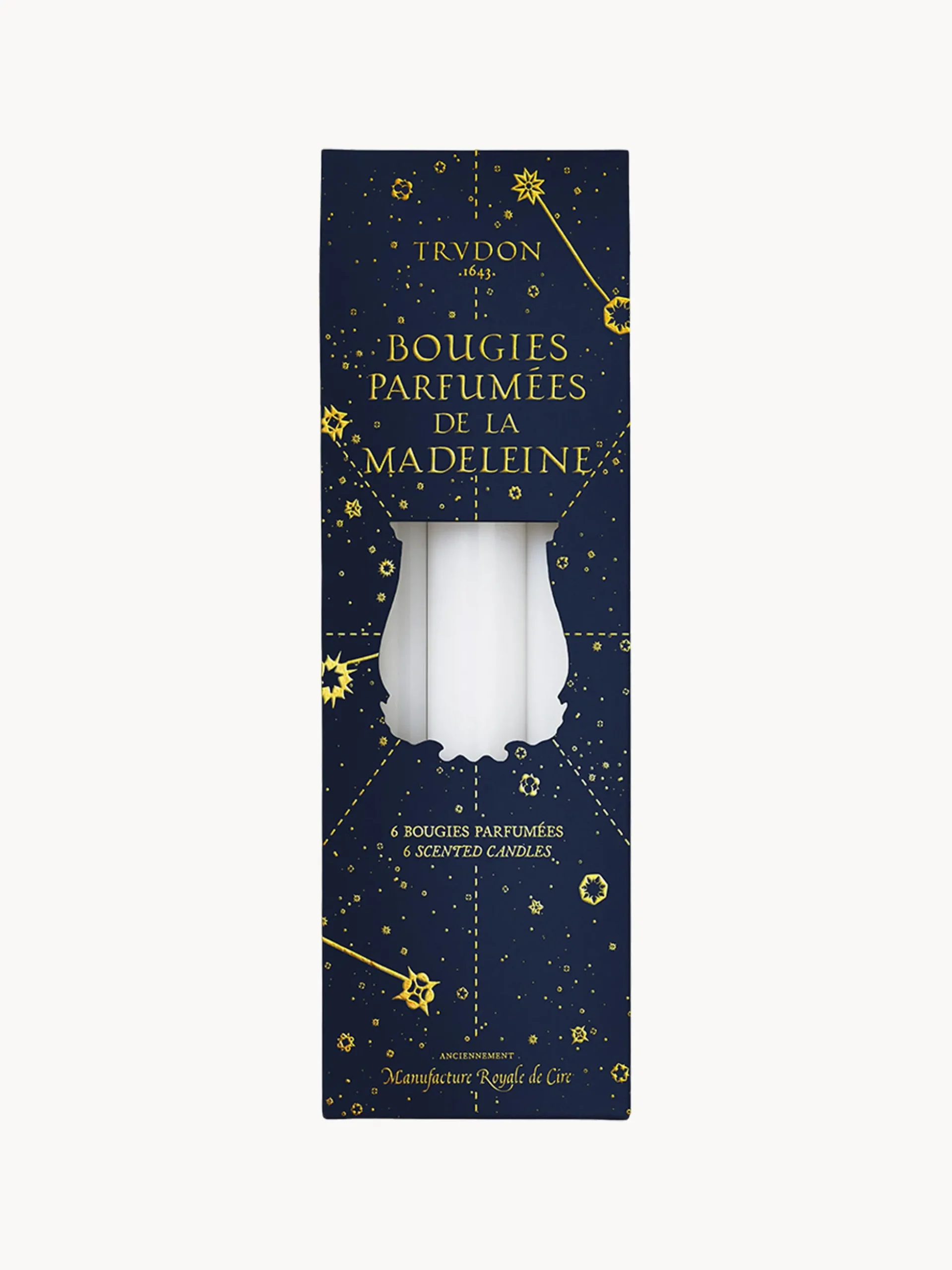 Set di 6 candele profumate fatte a mano Fir (conifera, mirra e incenso)