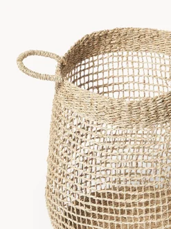 Set di 2 cestini in fibra naturale Ian