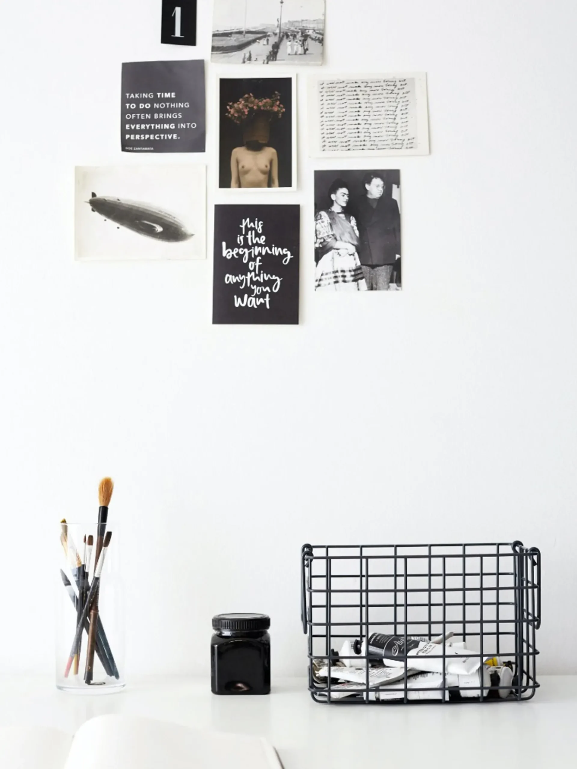 Set di 3 cestini in metallo The Baskets