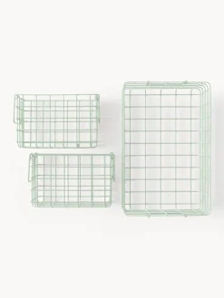 Set di 3 cestini in metallo The Baskets